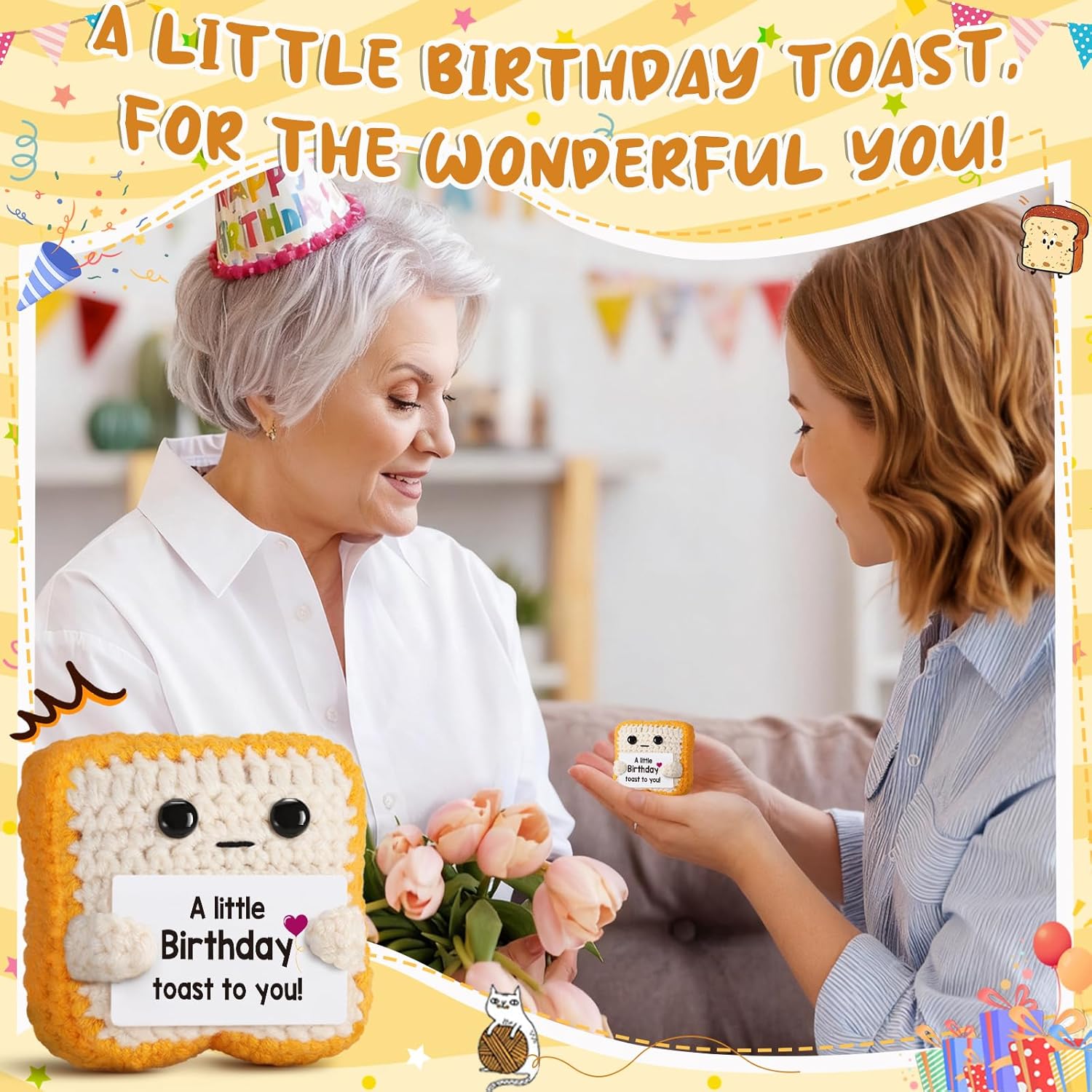 A Little Birthday Toast to You - Funny Happy Birthday Gifts for Women, Men