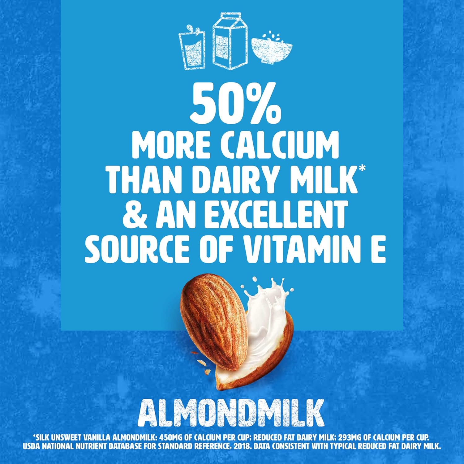 Silk Shelf-Stable Almond Milk, Unsweetened Vanilla, Dairy-Free, Vegan