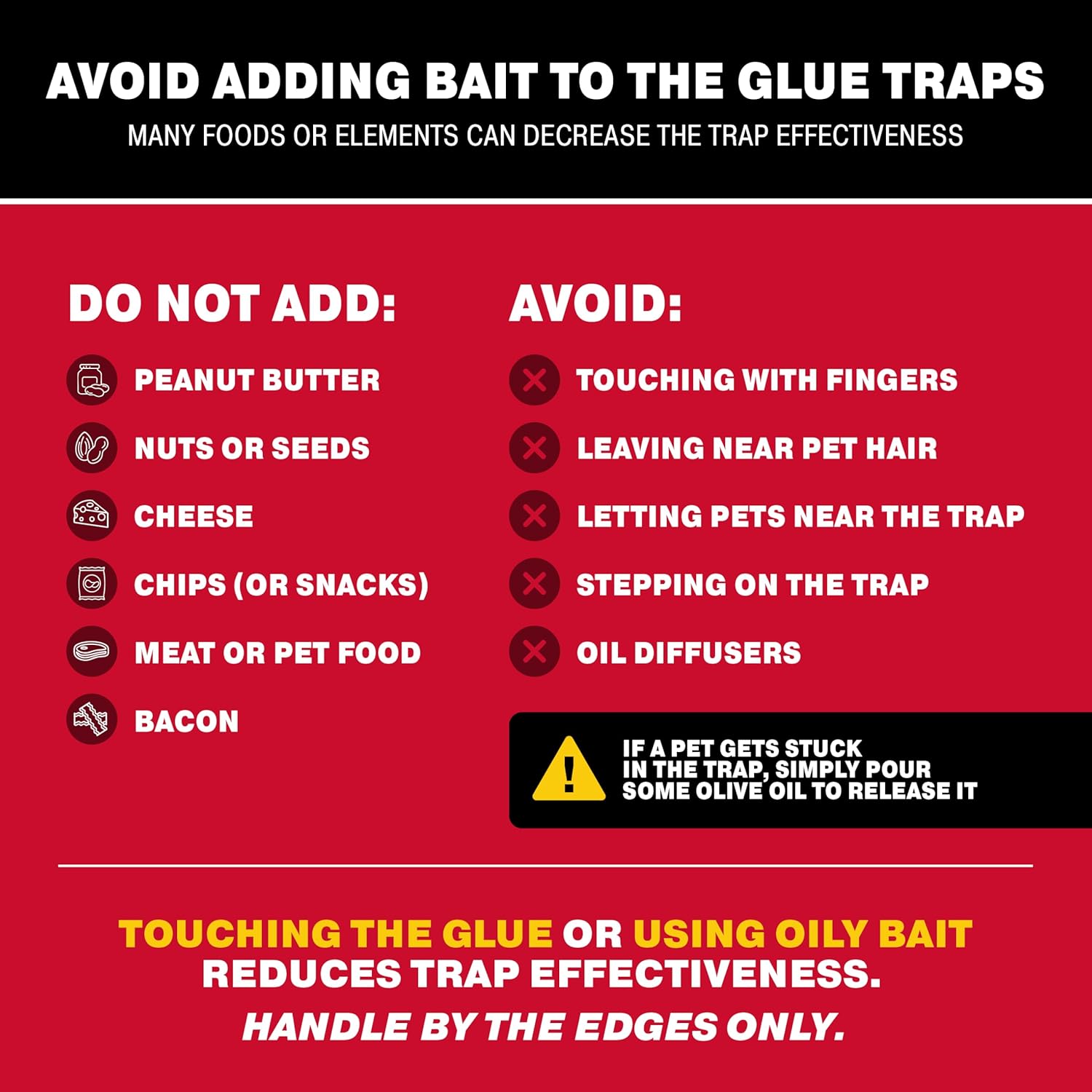 Catchmaster Max-Catch Mouse & Insect Glue Trap 36pk, Mouse Traps Indoor for