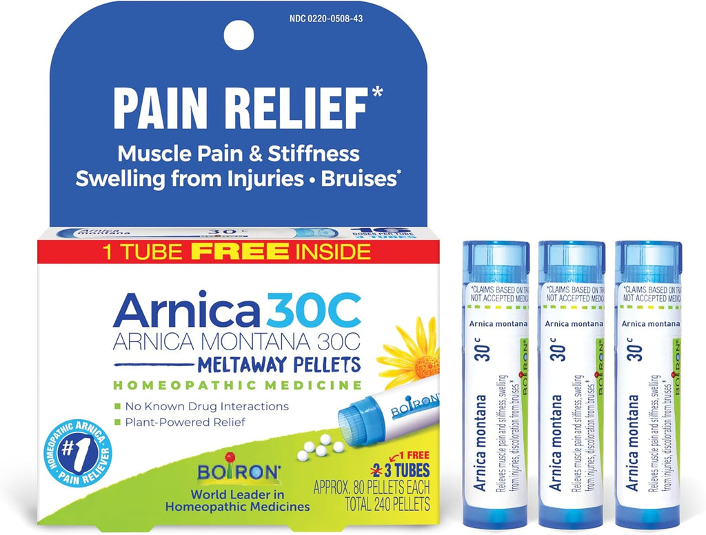 Boiron Arnica Montana 30C Homeopathic Medicine for Relief from Muscle Pain