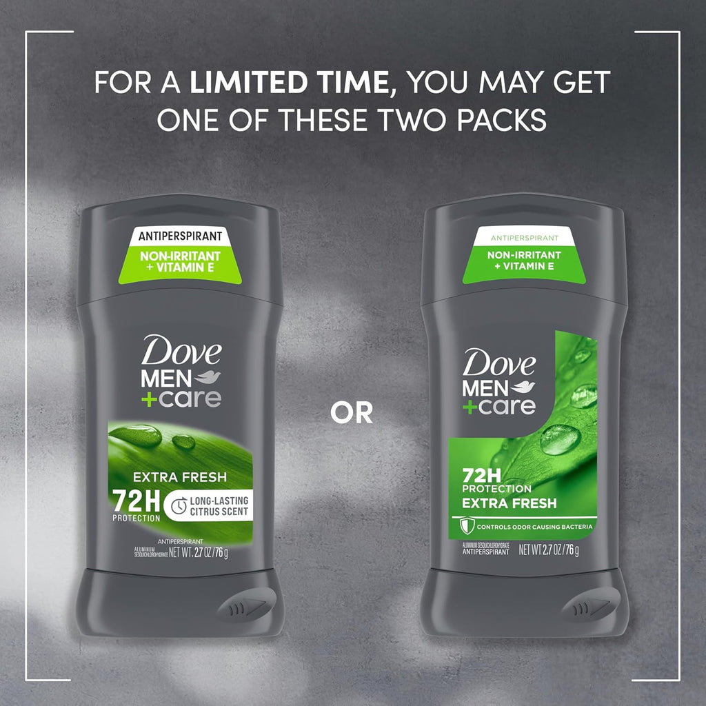 Dove Men+Care Extra Fresh Men's Antiperspirant Deodorant Stick Extra Fresh