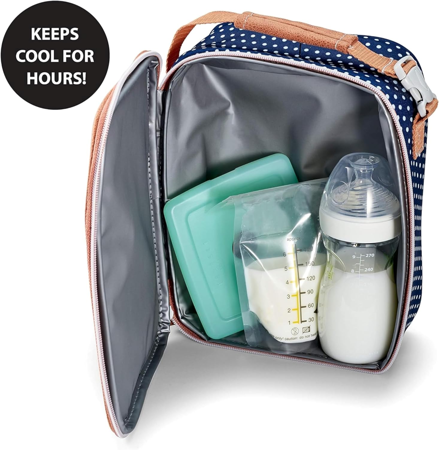 Fit + Fresh Cool Coolers Slim, Reusable Ice Packs for Lunch Bags, Beach Bags