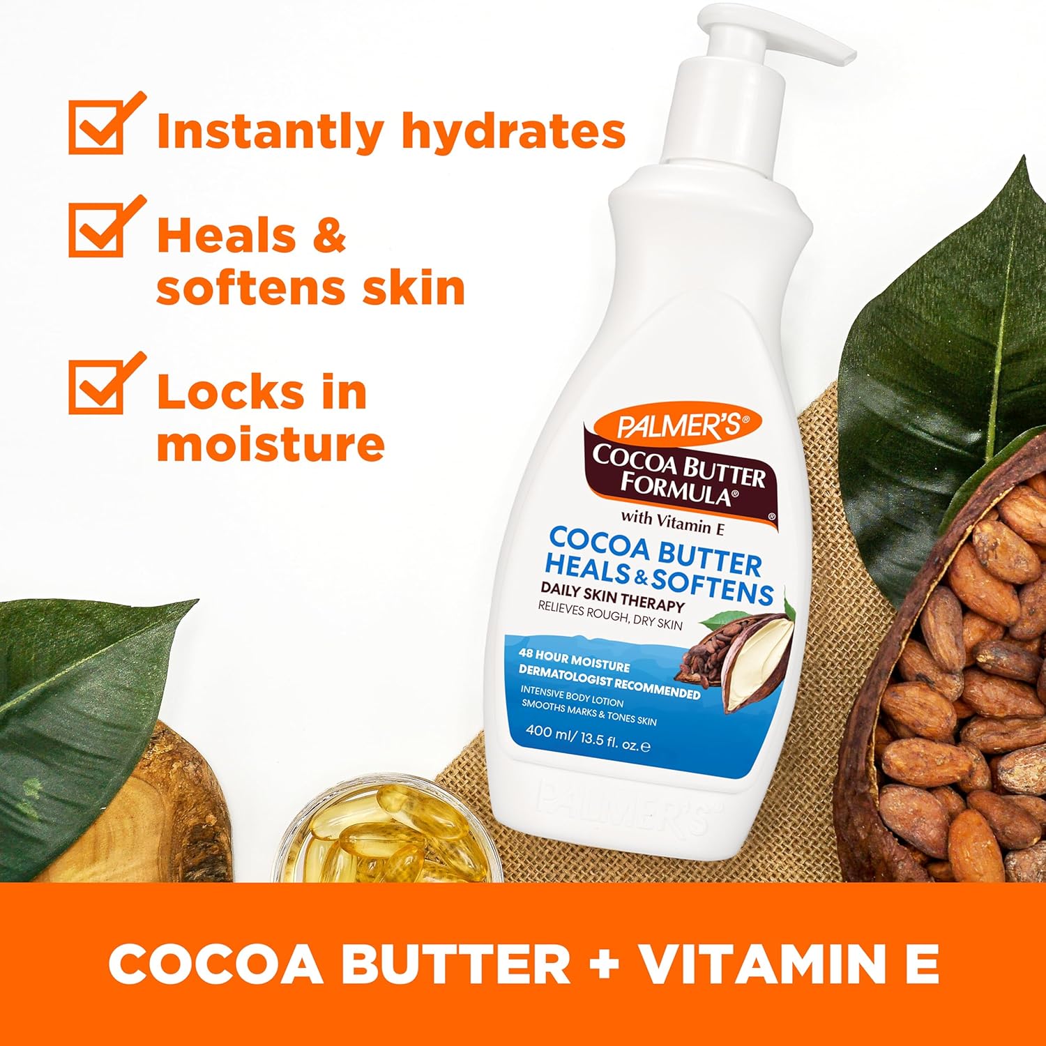 Palmer's Cocoa Butter Formula Daily Skin Therapy Cocoa Butter Body Lotion for