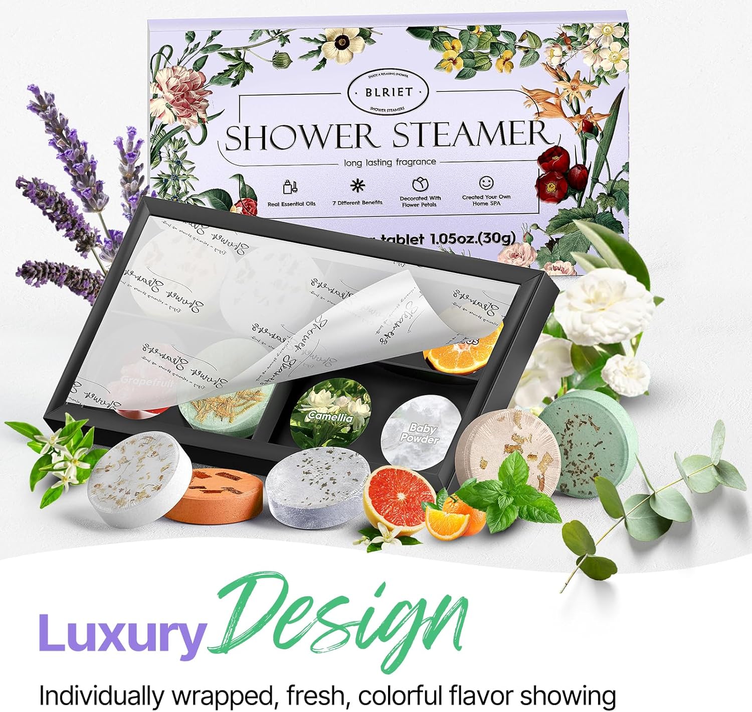 Shower Steamers Aromatherapy Blriet, Mothers Day Gifts for Women, Teen Girls
