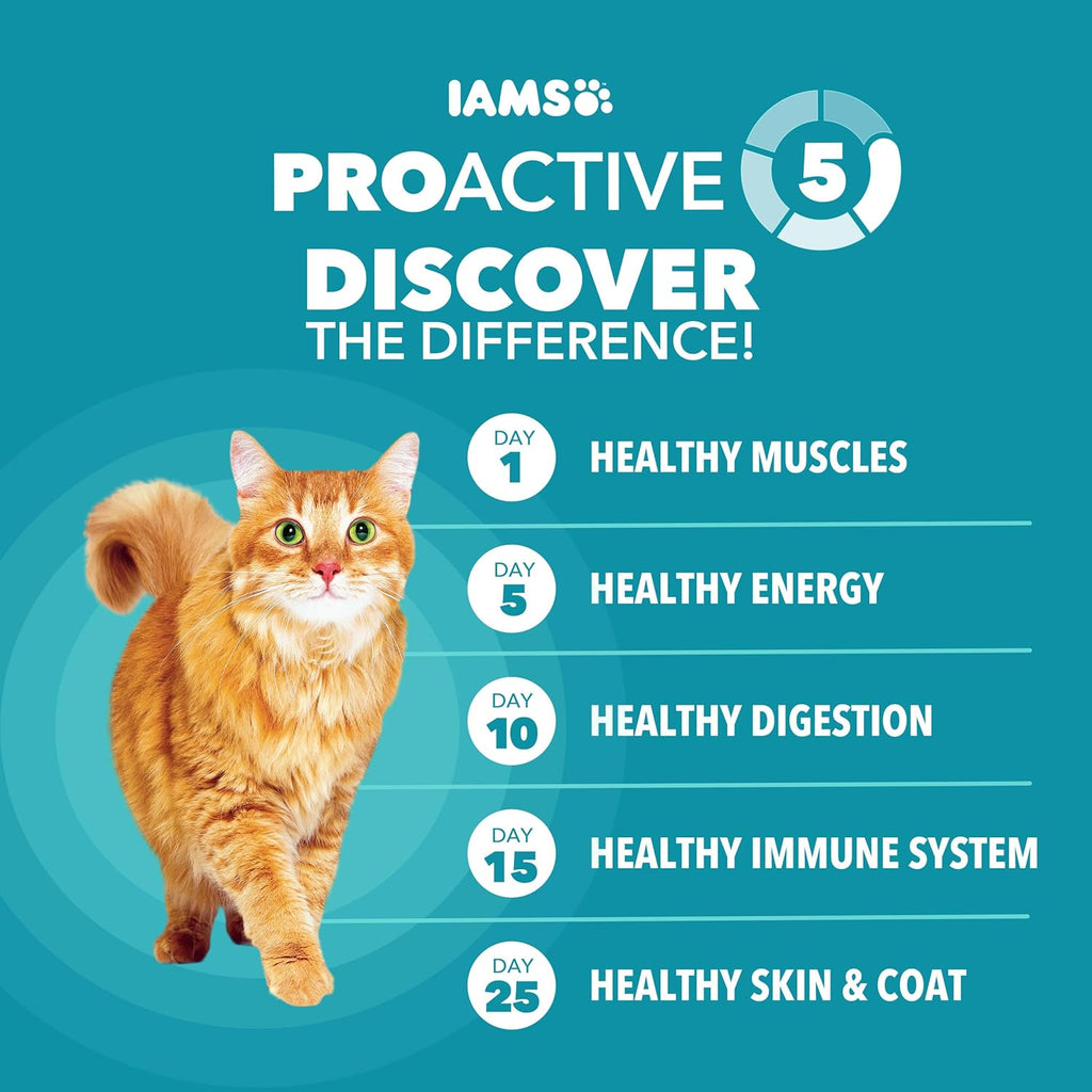 IAMS Proactive Health Dry Cat Food, Indoor Weight and Hairball Care Cat Food