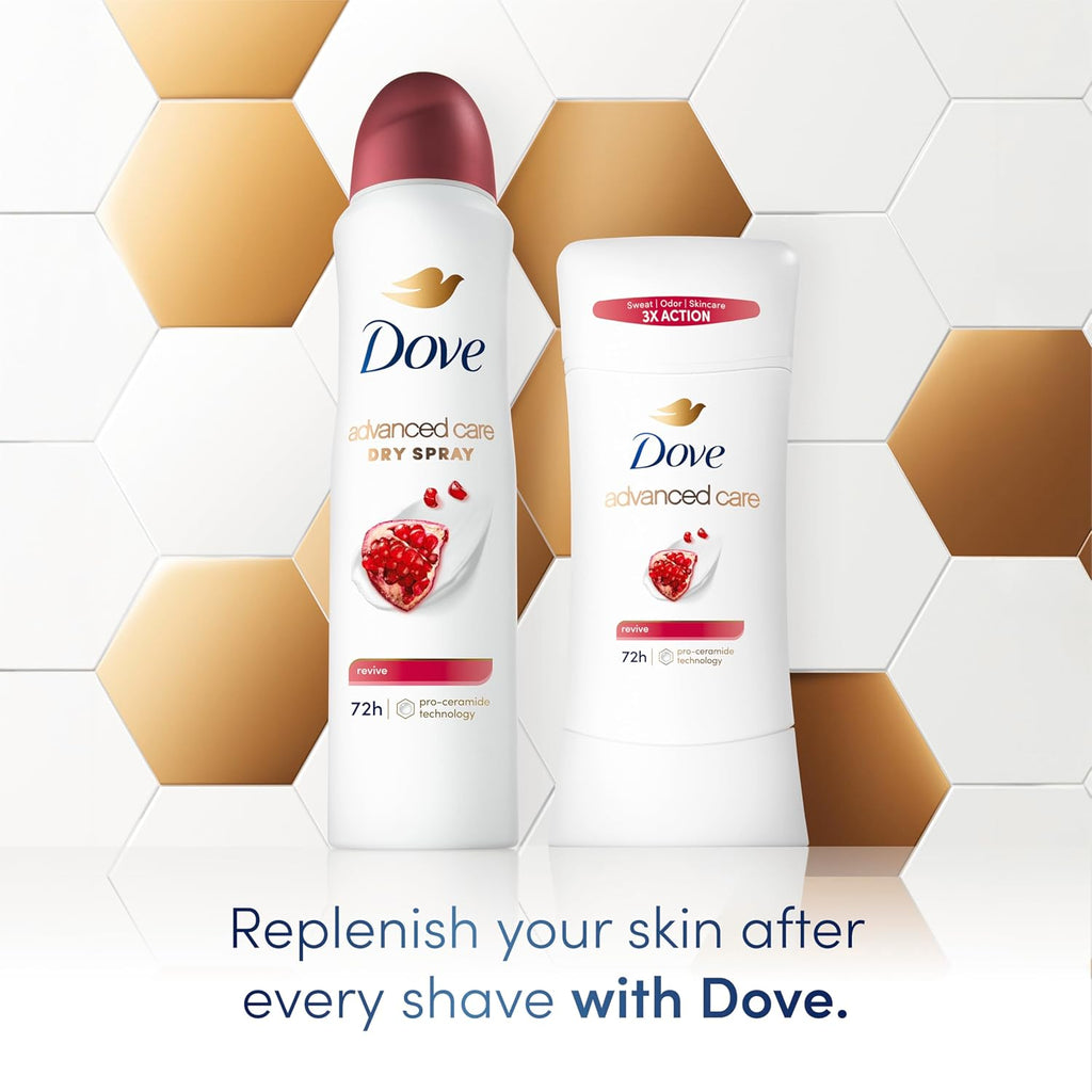 Dove Advanced Care Antiperspirant Deodorant for Women Twin Pack Revive 72