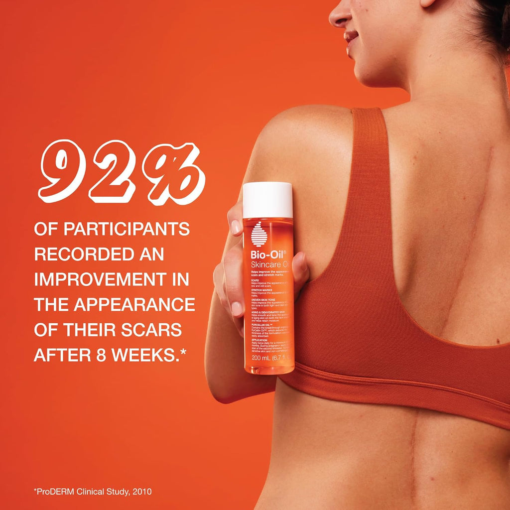 Bio-Oil Skincare Body Oil Serum, Face and Body Moisturizer with Vitamin E &
