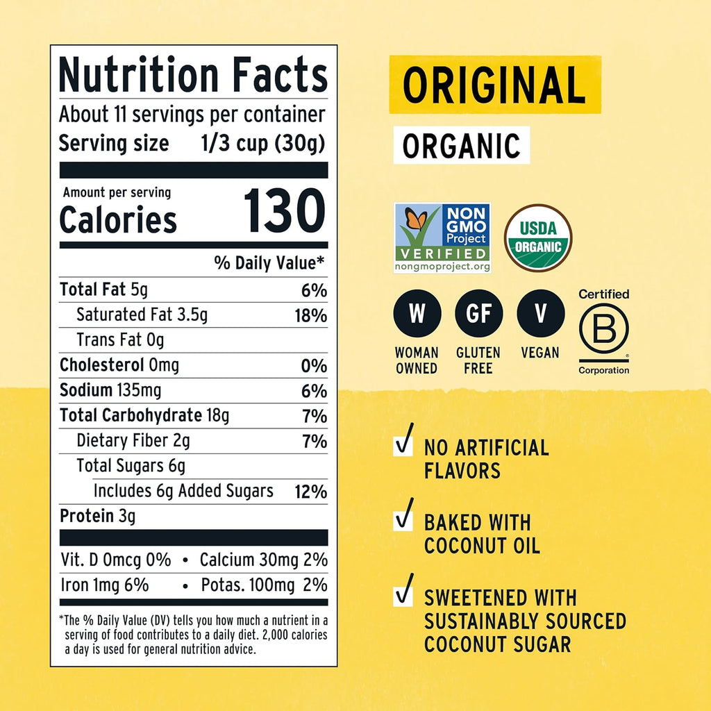 Purely Elizabeth Organic Original, Ancient Grain Granola, Gluten-Free
