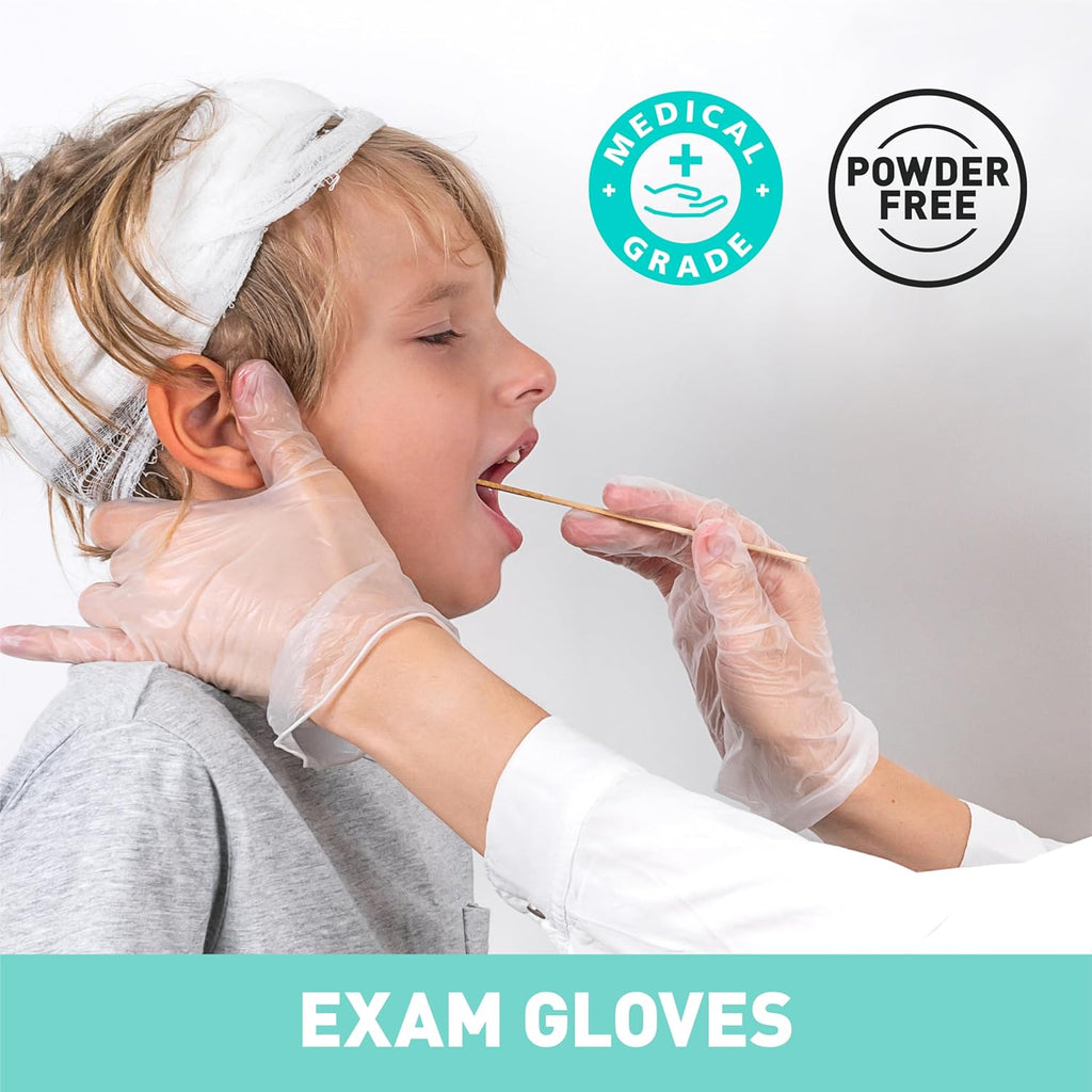 OKIAAS Disposable Gloves M, Food Safe