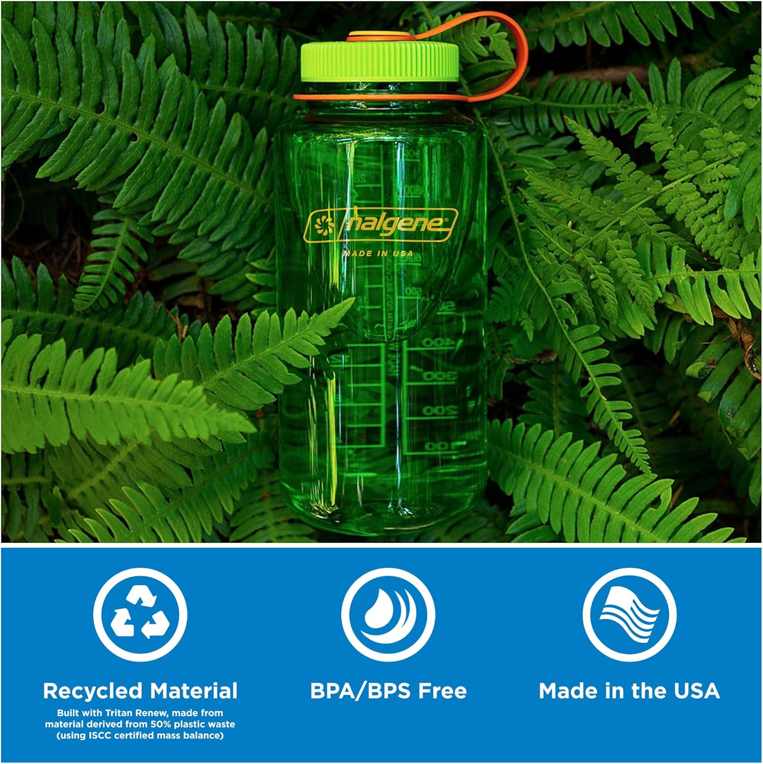 Nalgene 32 oz Wide Mouth Water Bottle