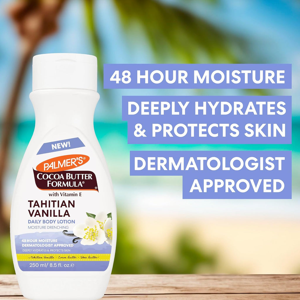 Palmer's Cocoa Butter Formula Tahitian Vanilla Body Lotion, 8.5 Oz, Daily