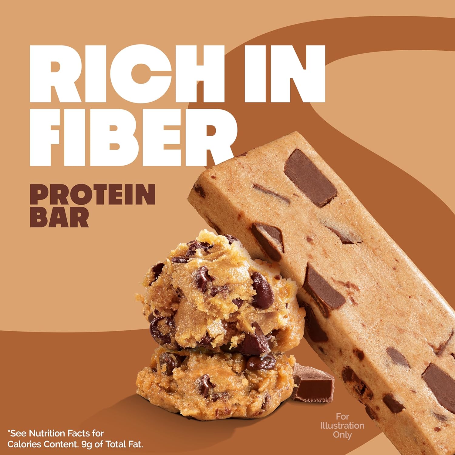 Quest Nutrition Chocolate Chip Cookie Dough Protein Bars, High Protein, Low