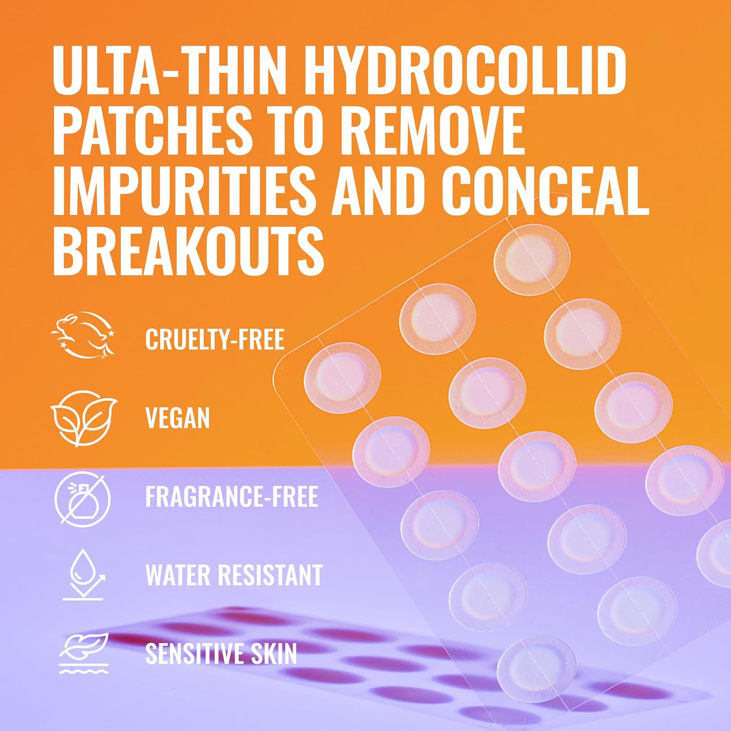 Good Molecules Pimple Patches for Face, 60 Pack ‰ÛÒ Ultra-Thin Hydrocolloid