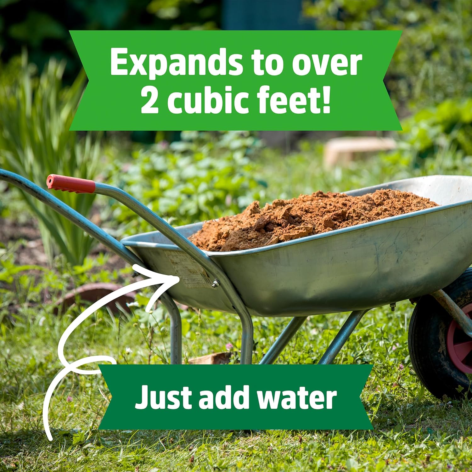 Back to The Roots Organic Coir, 51 Quart Expanding Soil, Great for Seeds and