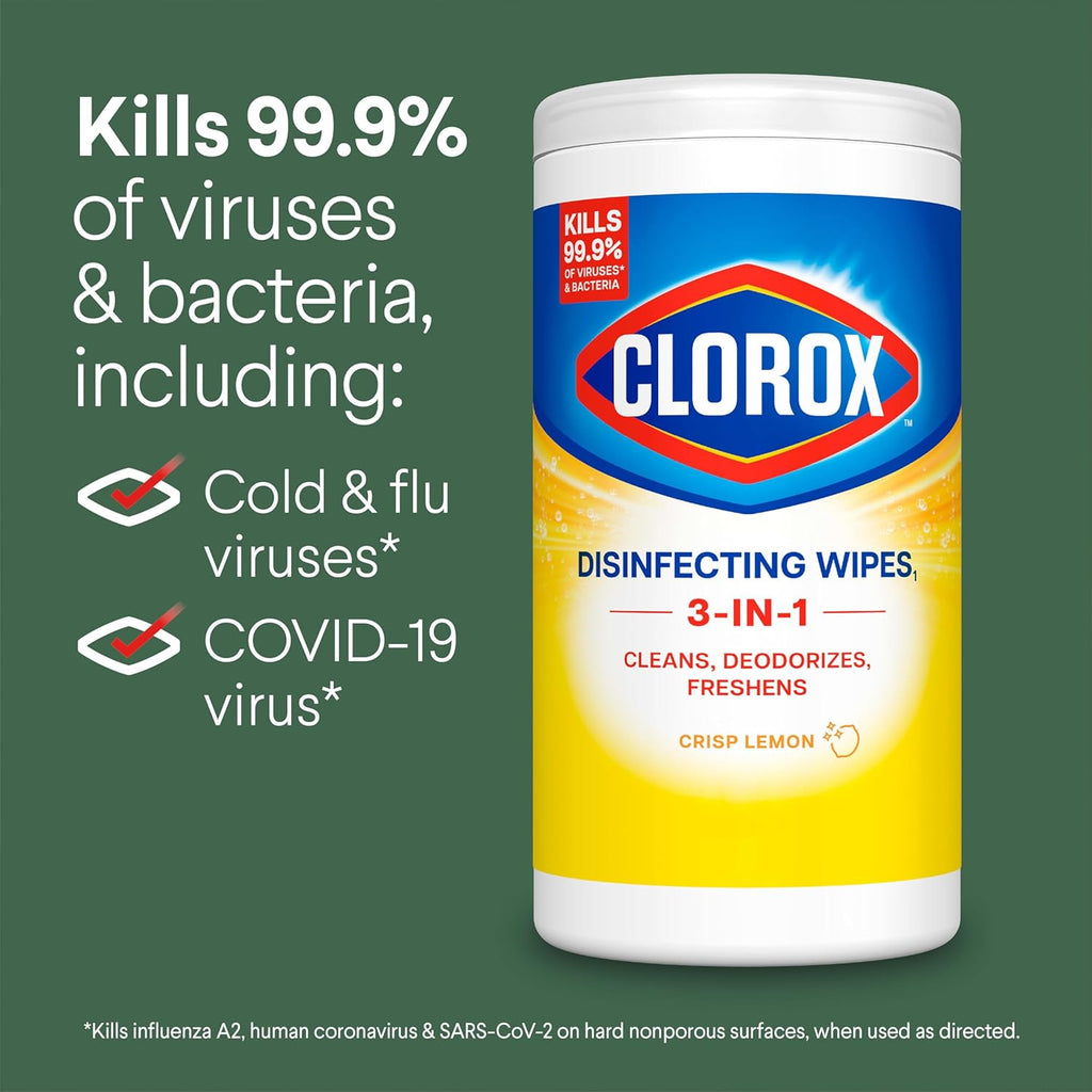 Clorox Disinfecting Cleaning Wipes for Spring Cleaning & Allergy Season