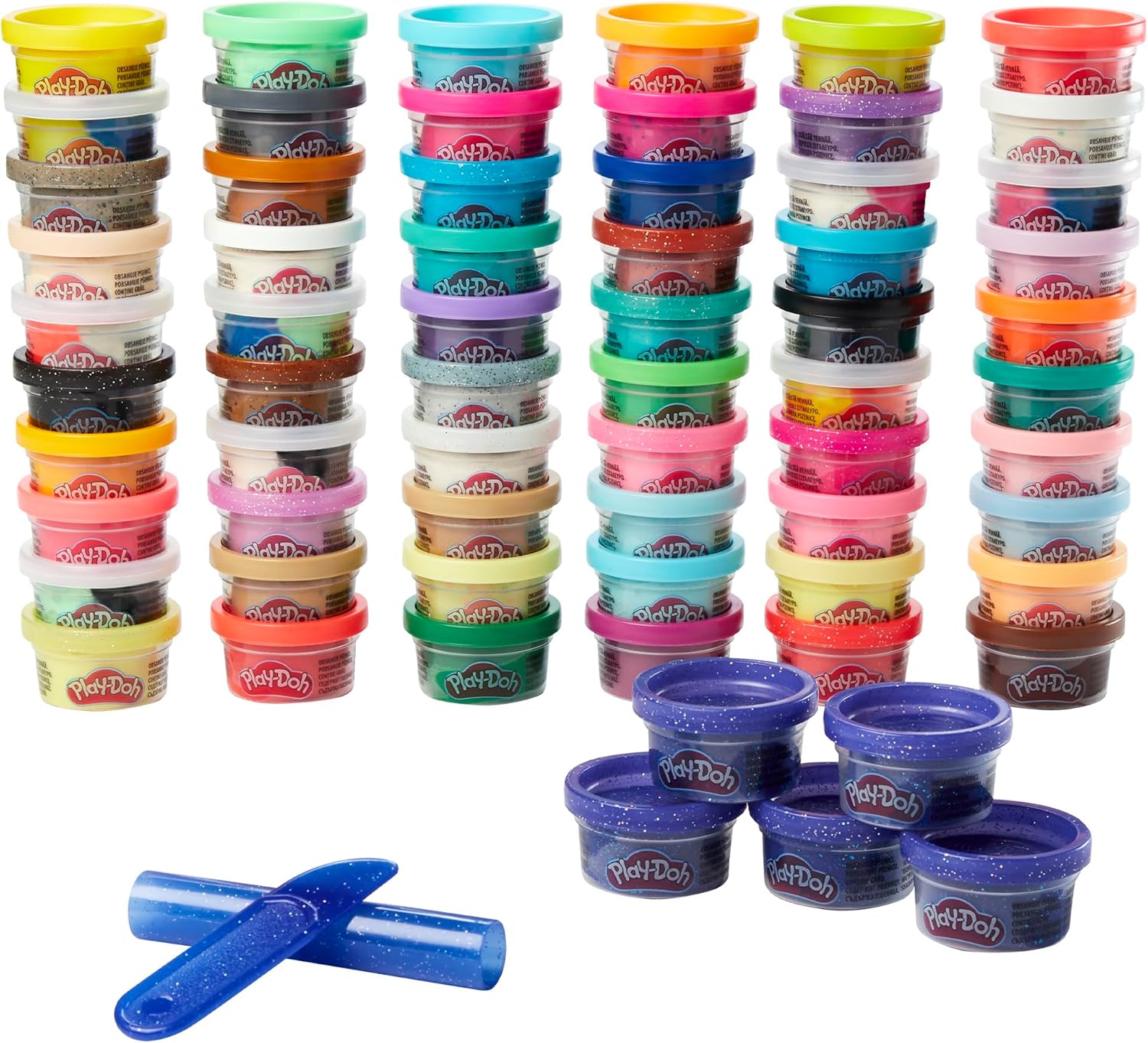 Play-Doh Ultimate Color Collection 65-Pack of 1-oz Cans, Includes Sparkle