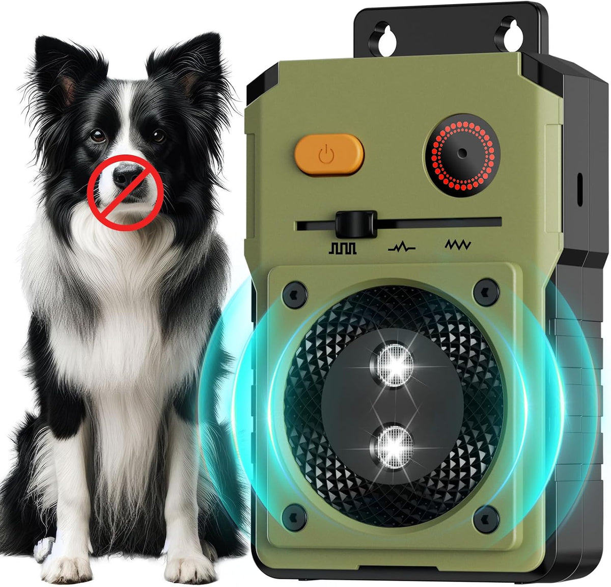 Anti Barking Device for Dogs, 3 Modes Ultrasonic Bark Deterrent