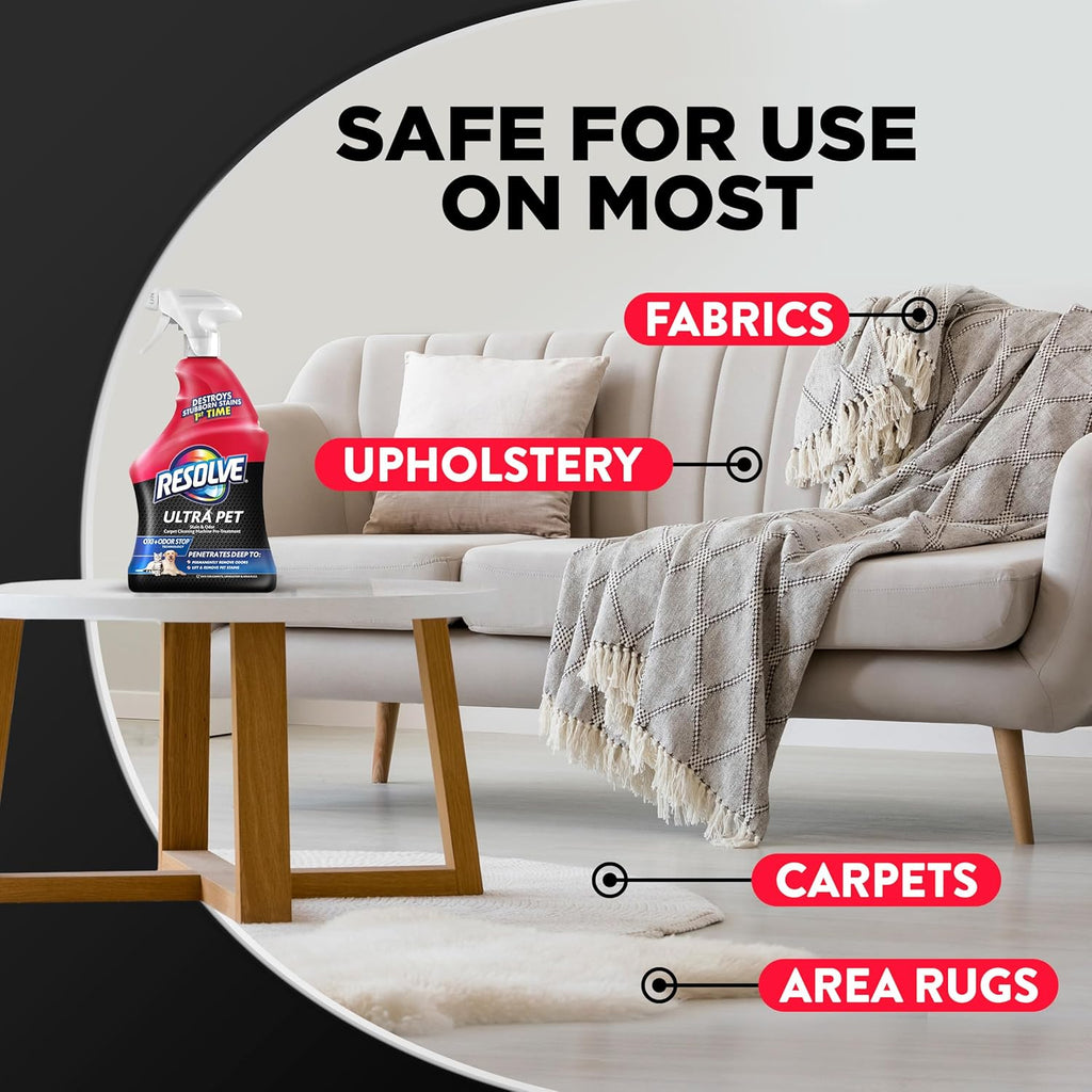 Resolve Ultra Pet Carpet Cleaner Spray ‰ÛÒ for Removal of Pet Stains & Odors