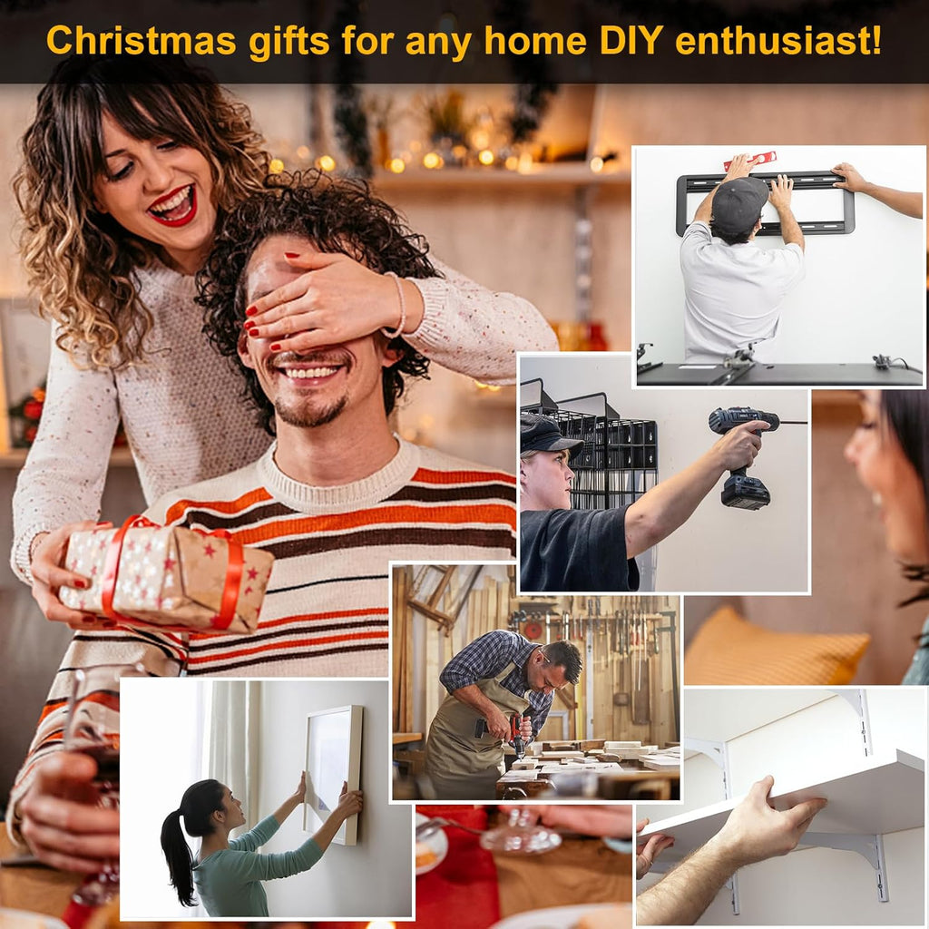 Stud Finder Wall Scanner - 5 in 1 Stud Finder Tool w/Smart Chip and HD LCD