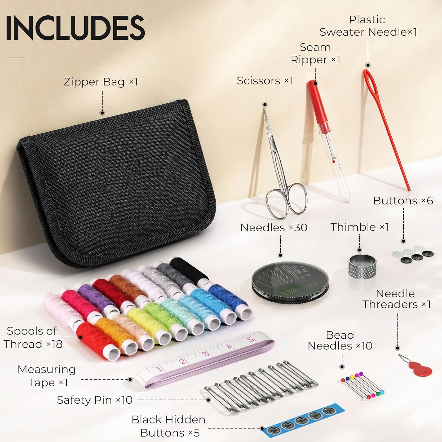 Coquimbo Sewing Kit Mothers Day Gifts for Mom Grandma Women Wife Teen Girls