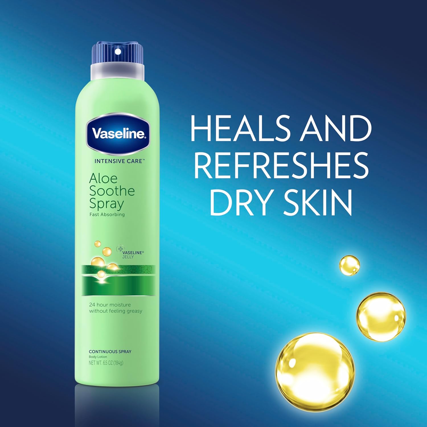 Vaselineå¨ Intensive Care‰ã¢ Aloe Soothe Spray, 6.5 Oz
