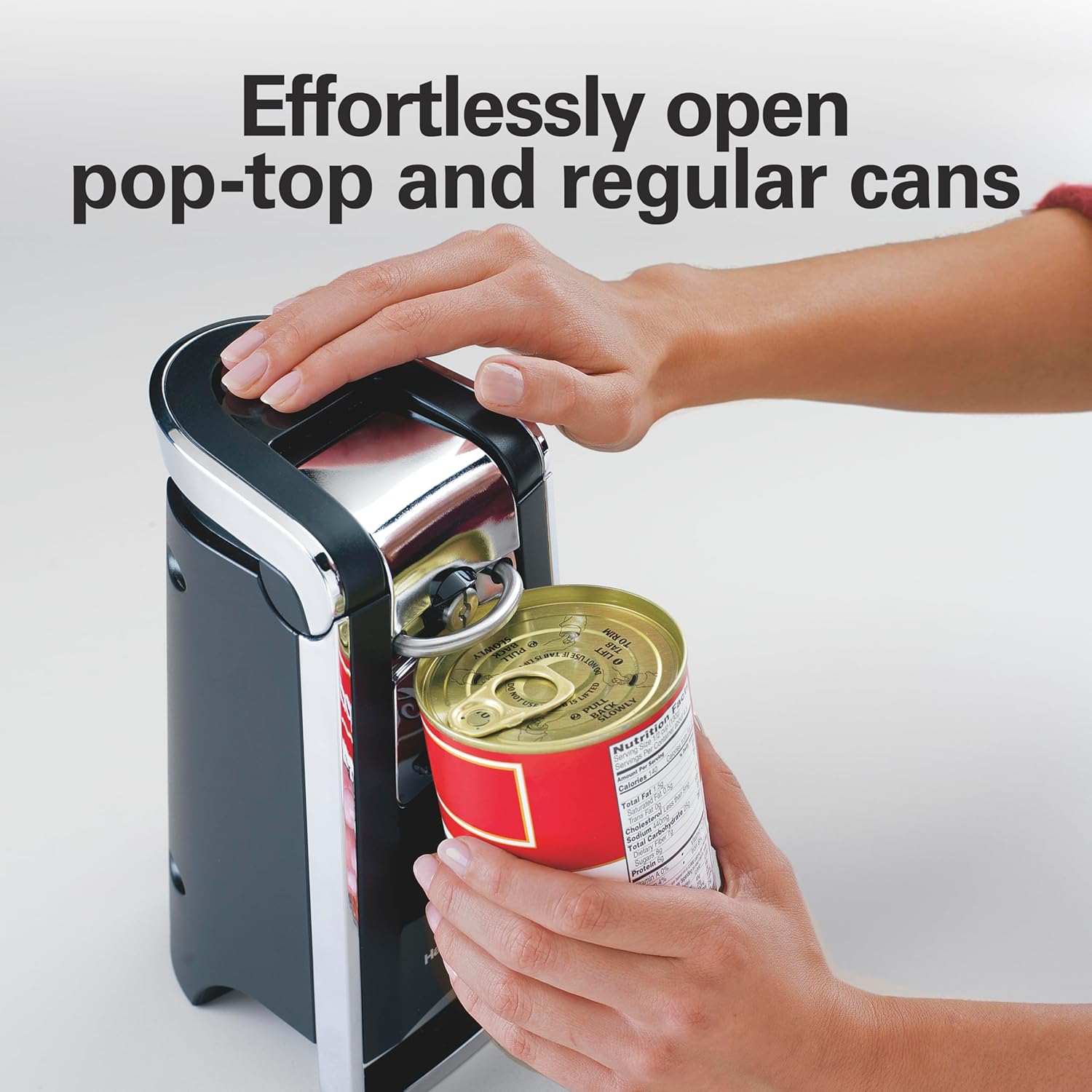 Hamilton Beach Smooth Touch Electric Automatic Can Opener with Easy Push Down