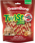 DreamBone Twist Sticks Chews for Dogs, 50 Count, Treat Your Dog to