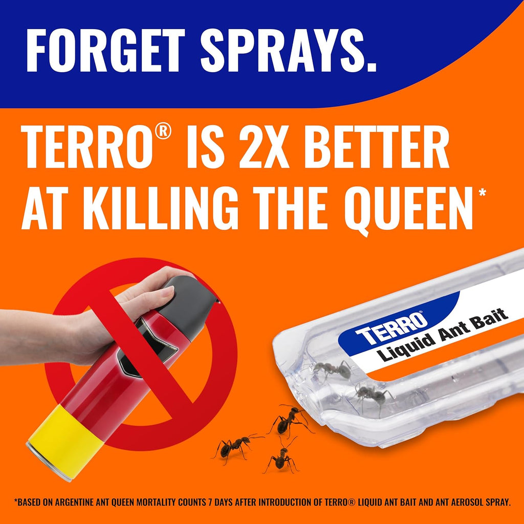 TERRO Ant Killer Bait Stations T300B - Liquid Bait to Eliminate Ants - Bait