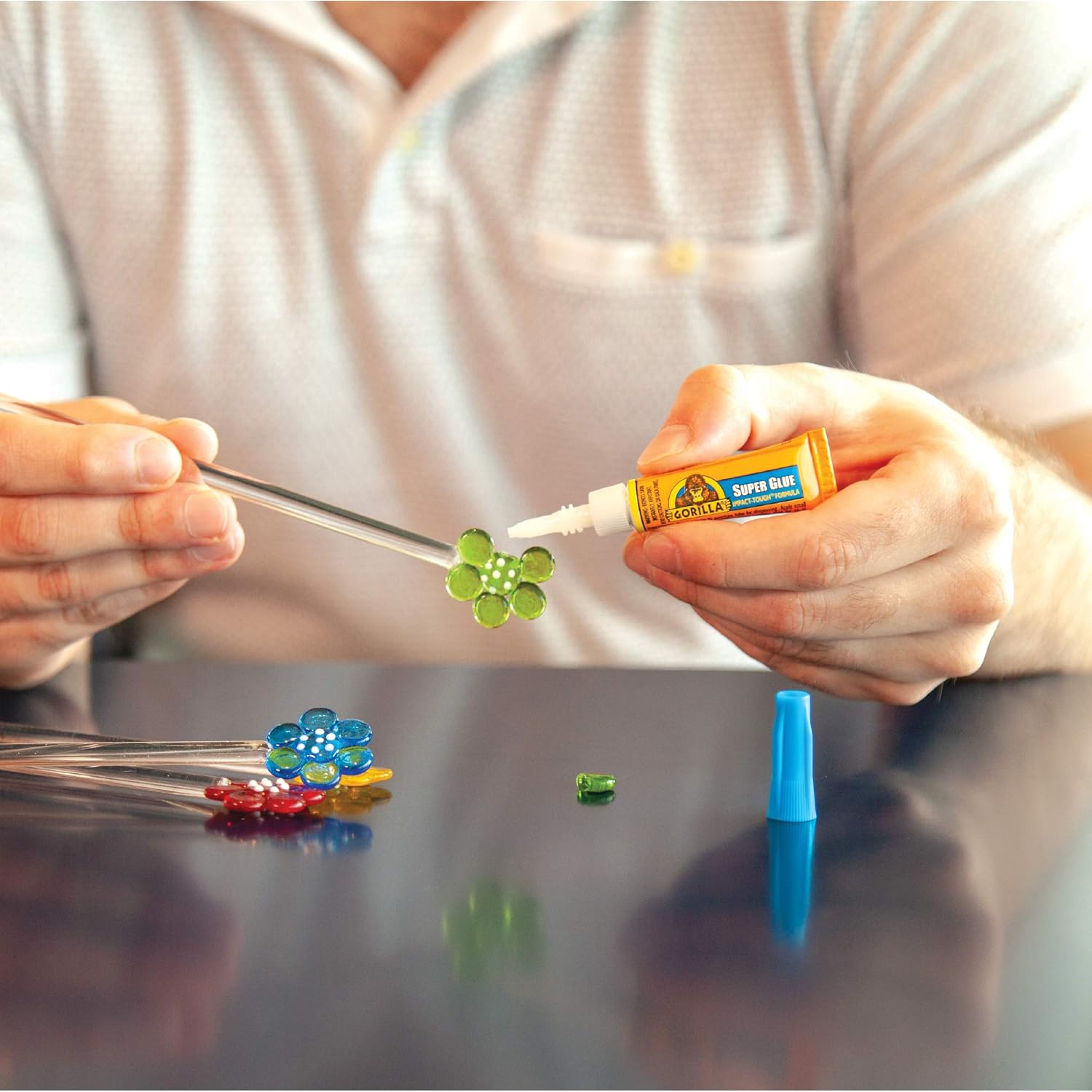 Gorilla Super Glue, Fast‰ÛÔSetting, Impact‰ÛÔTough All‰ÛÔPurpose Adhesive