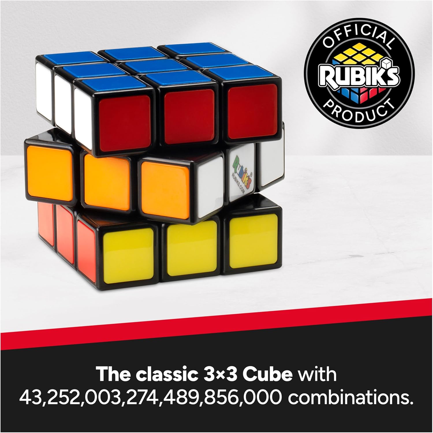 Rubik's Cube, The Original 3x3 Cube, Problem-Solving Brain Teaser