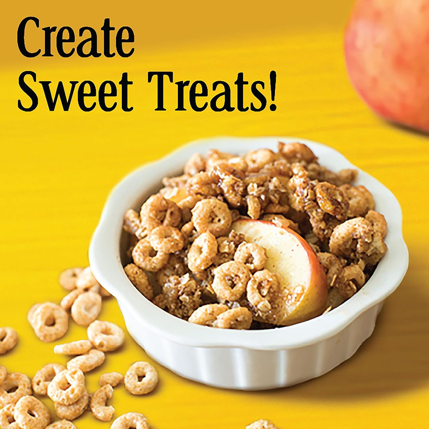 Apple Cinnamon Cheerios, Heart Healthy Gluten Free Breakfast Cereal, Made