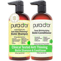 PURA D'OR Anti-Thinning Biotin Shampoo & Conditioner Original Gold Label Set