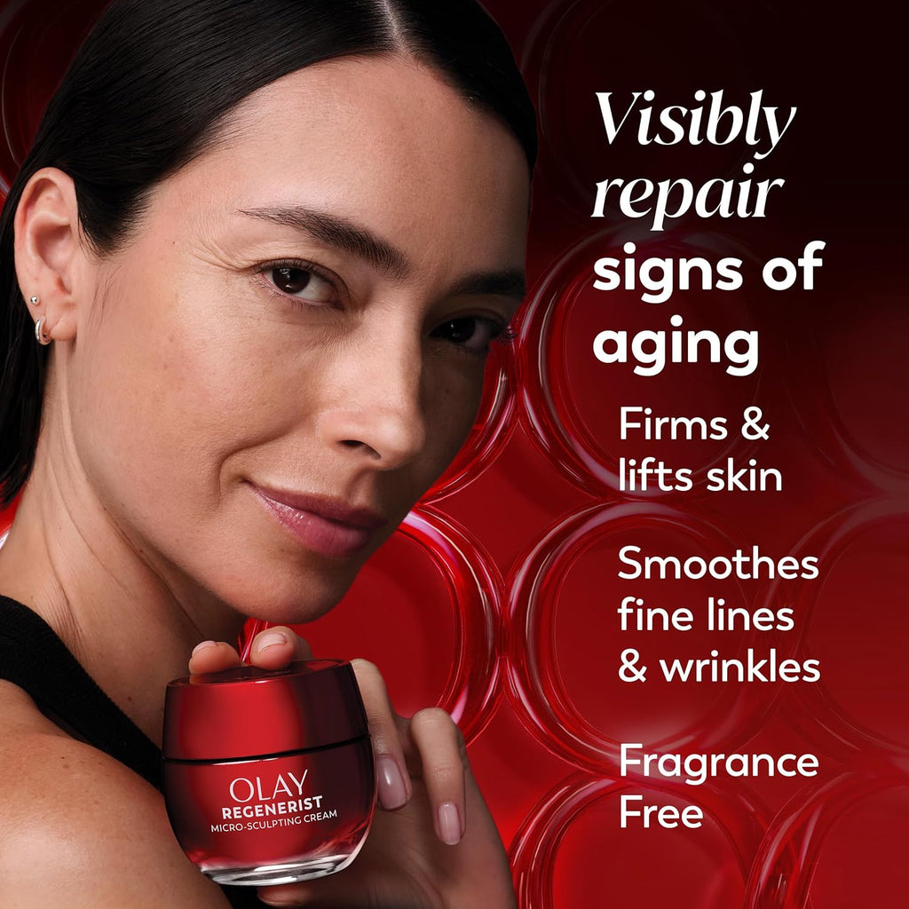 Olay Face Moisturizer, Regenerist Micro-Sculpting Cream for Women