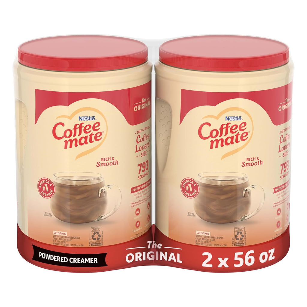 Nestle Coffee mate Coffee Creamer, Original, Non Dairy Powder Creamer, 56 oz
