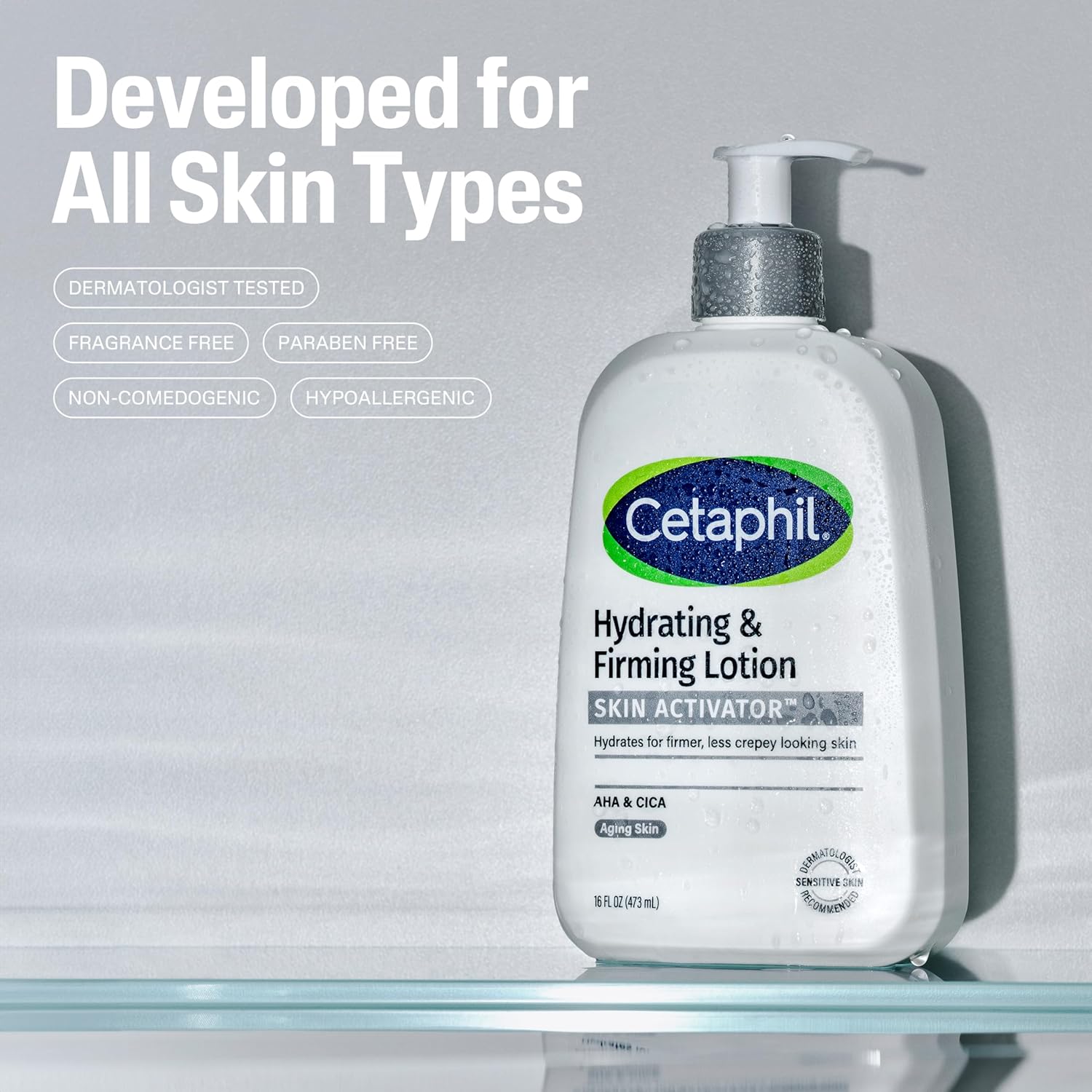 Cetaphil Skin Activator Hydrating & Firming Body Lotion 16oz, Mandelic Acid