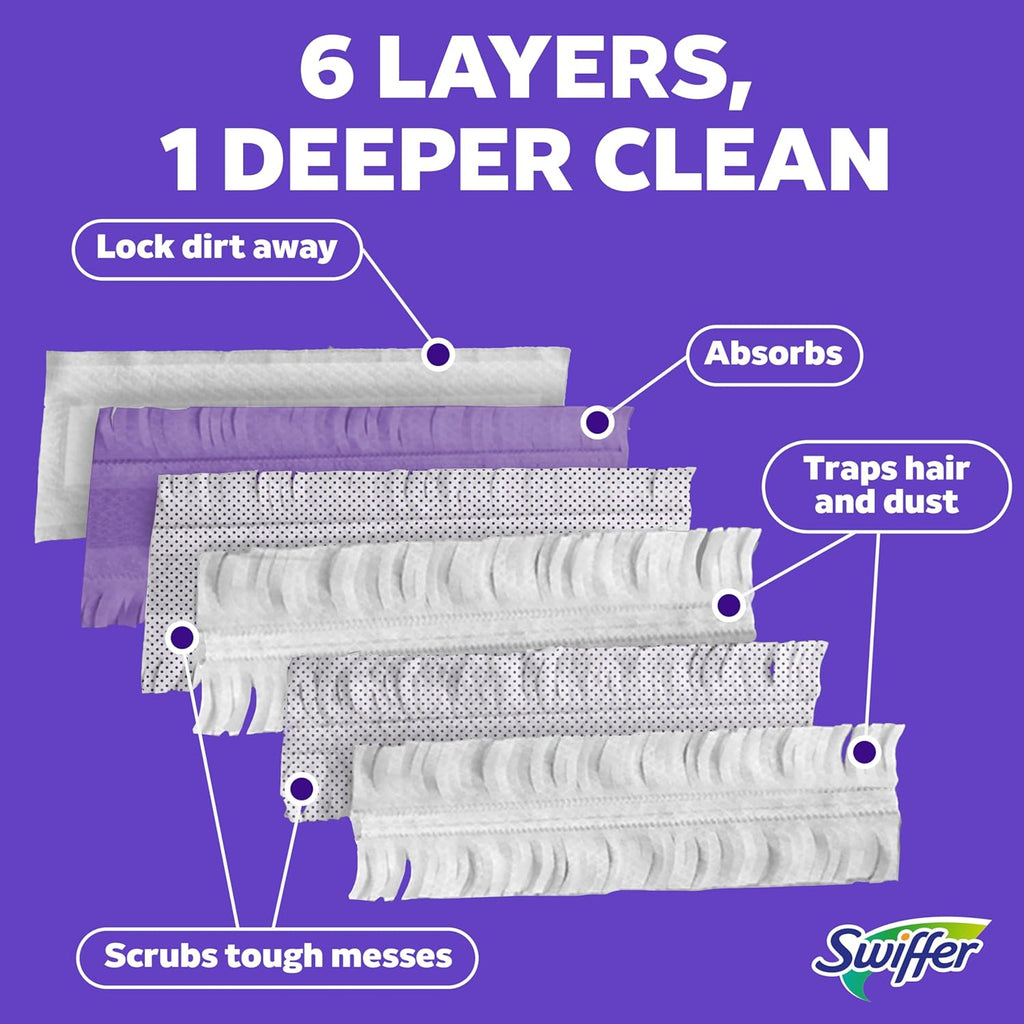 Swiffer PowerMop Multi-Surface Mopping Pad Refills for Floor Cleaning, 11