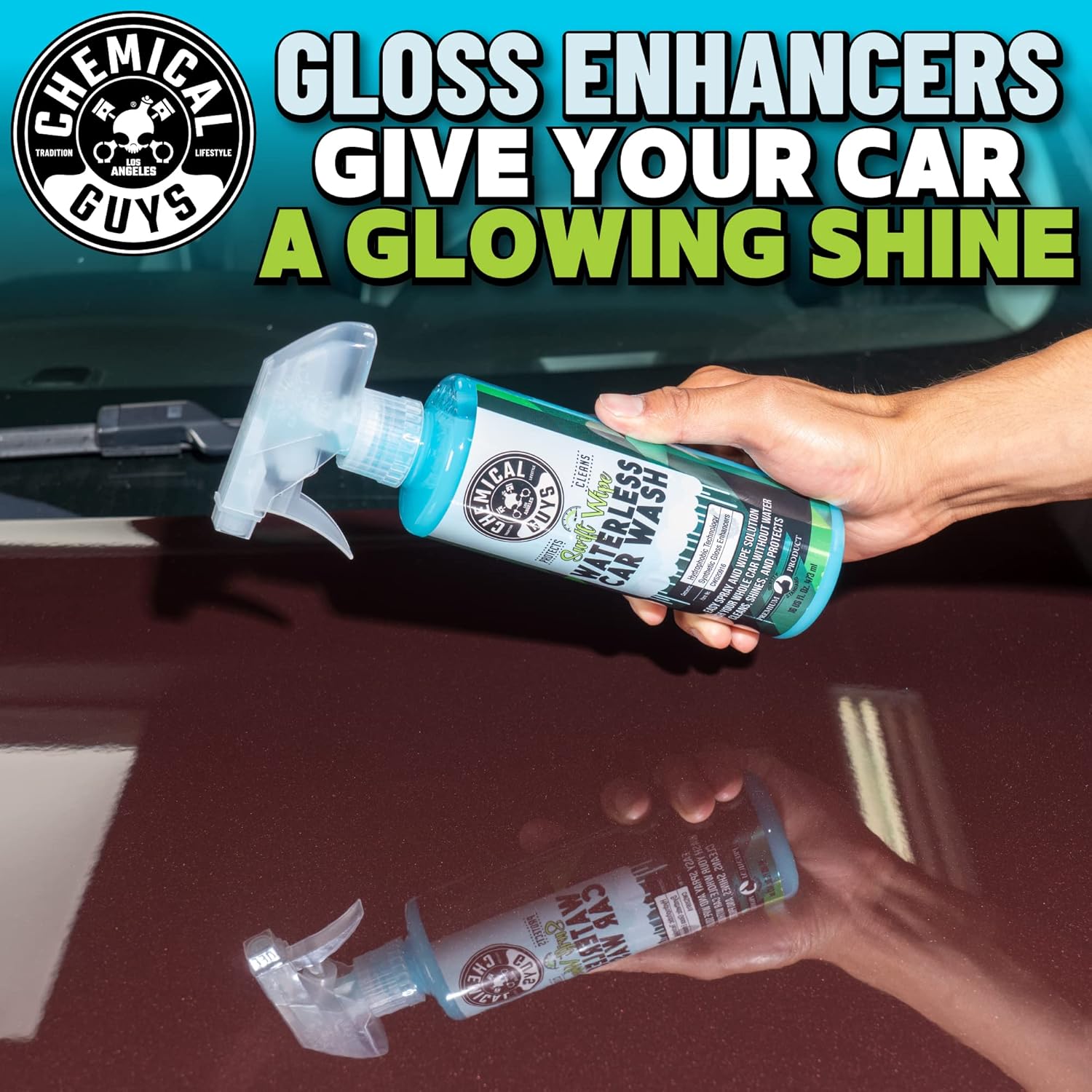 Chemical Guys Swift Wipe Sprayable Waterless Car Wash Spray - Spray and Wipe
