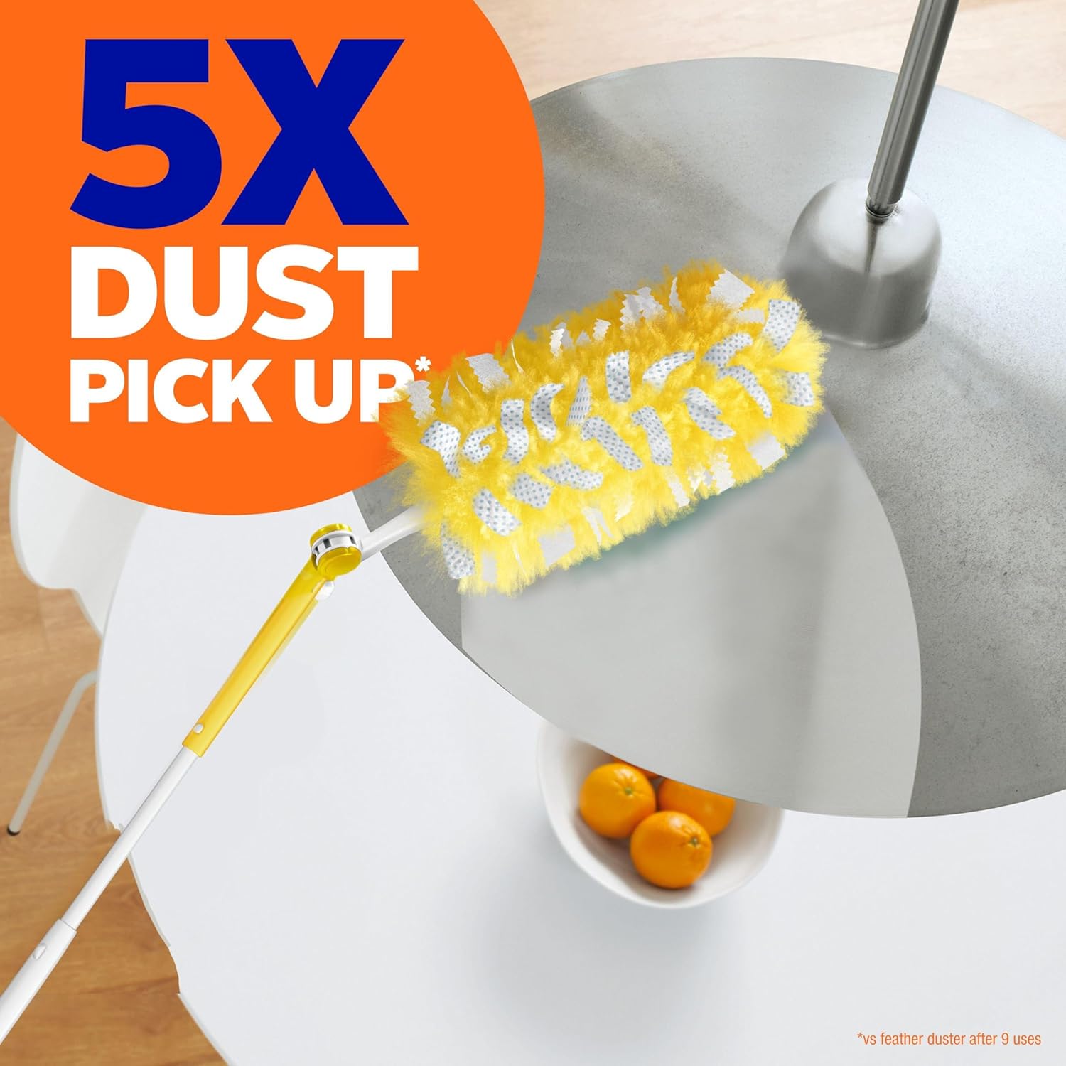 Swiffer Duster Kit with 3 ft Extendable Handle, Heavy Duty Dusting Starter