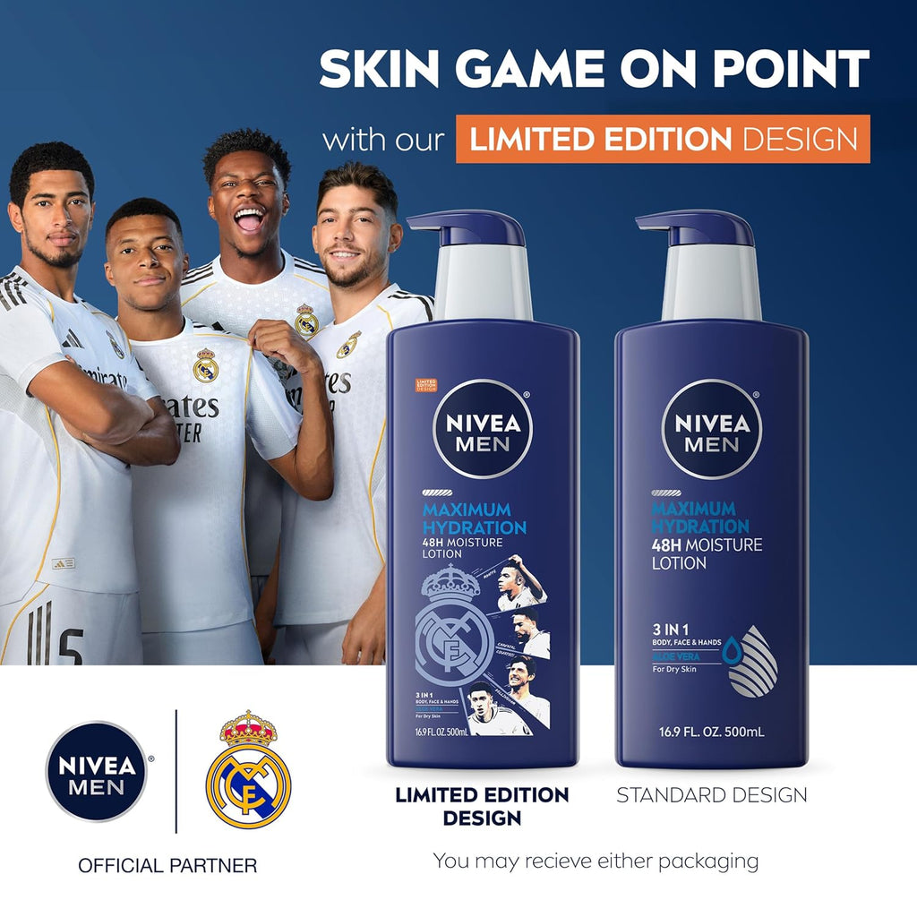 NIVEA MEN Real Madrid Limited Edition Design Maximum Hydration 48-Hour