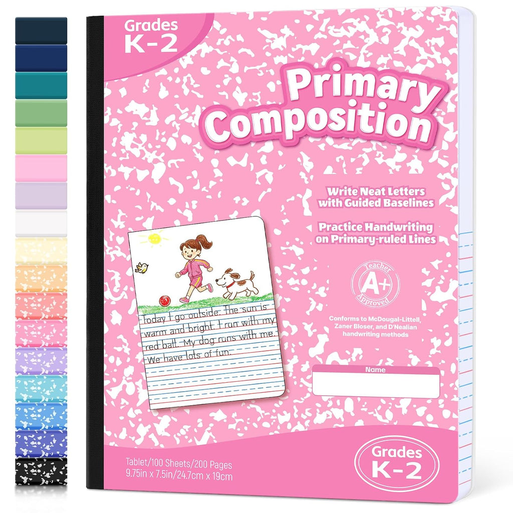 Forvencer Primary Composition Notebook K-2, Primary Journal Draw and Write