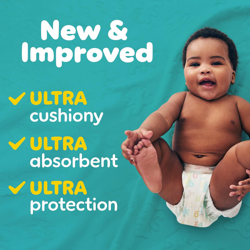 Pampers Diapers - Baby Dry - Size 1, 120 Count, Absorbent Disposable Infant