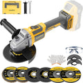 Cordless Angle Grinder for De-walt 20v Max Battery, 9000 RPM