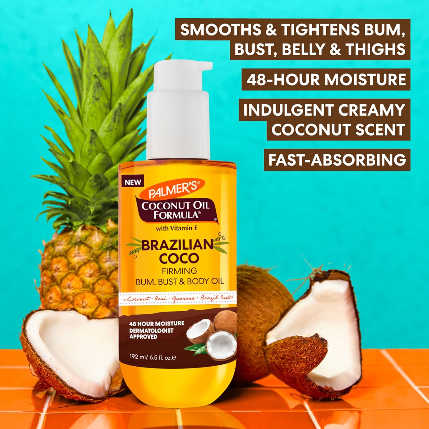Palmer's Coconut Oil Formula Brazilian Coco Firming Body Oil with Vitamin E