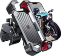 JOYROOM Motorcycle Phone Mount, 1s Auto Lock 100mph Military Anti-Shake Bike