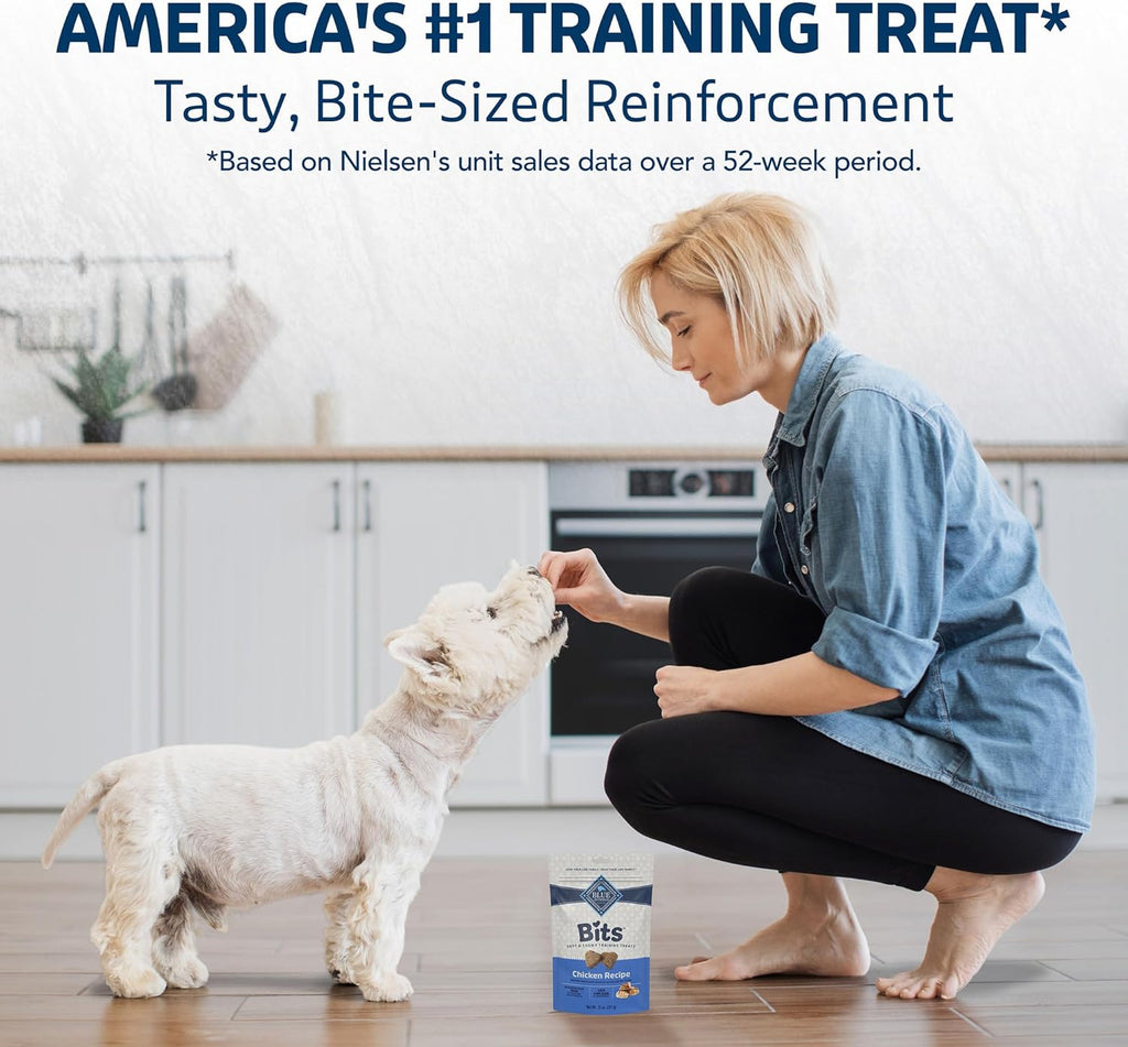 Blue Buffalo Bits Soft Dog Treats for Training, Made with Natural Ingredients