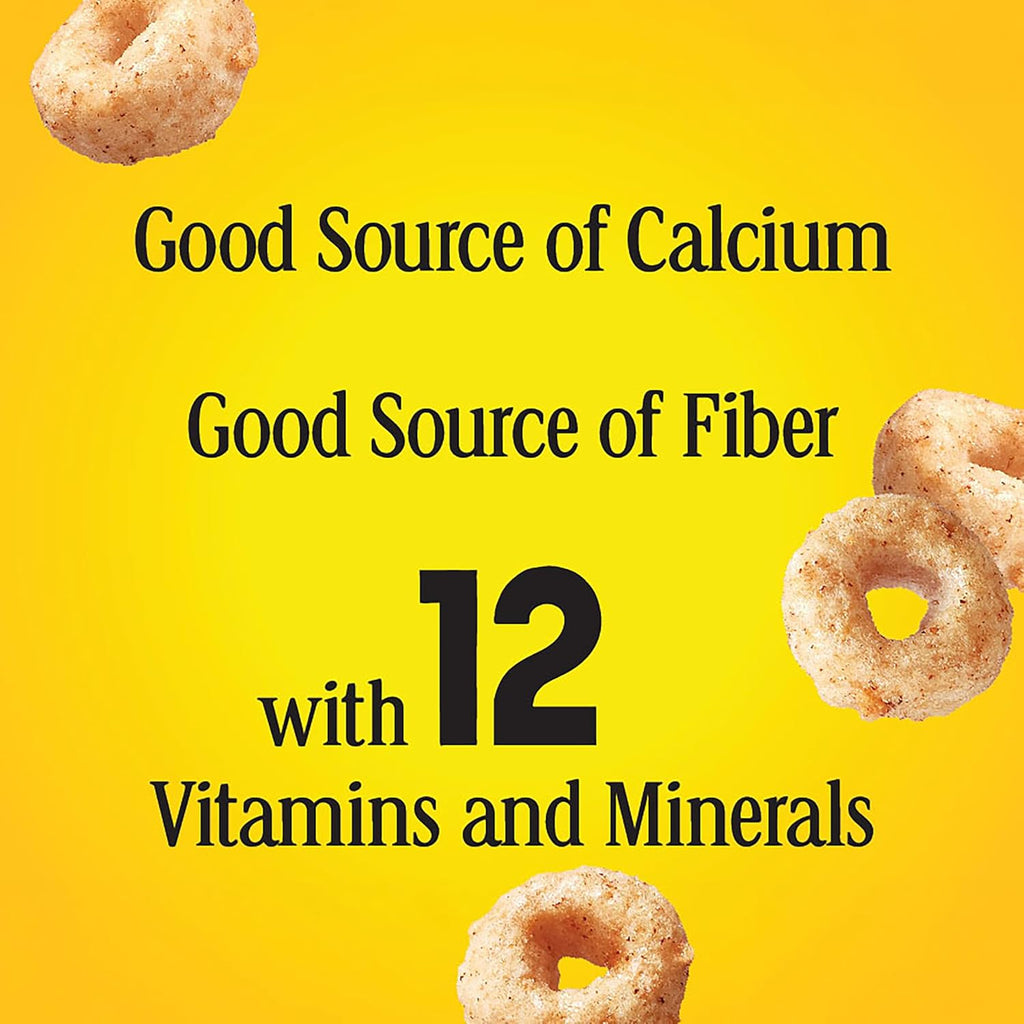Apple Cinnamon Cheerios, Heart Healthy Gluten Free Breakfast Cereal, Made