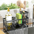 Cisily Sink Caddy Sponge Holder for Kitchen with Brush Holder and Stainless