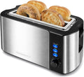 Elite Gourmet ECT-3100 4-Slice Long Slot Toaster