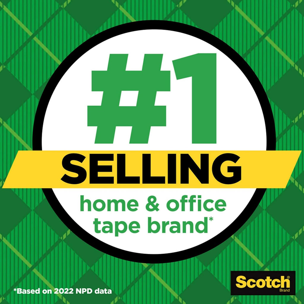 Scotch Magic Tape, 3 Dispensered Rolls, Numerous Applications, Invisible