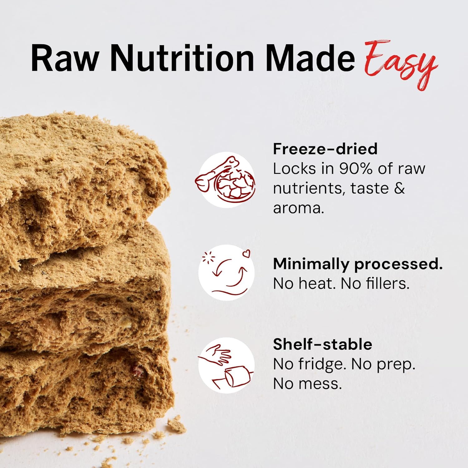 Stella & Chewy's Freeze-Dried Raw Dinner Patties - Beef Recipe - High Protein
